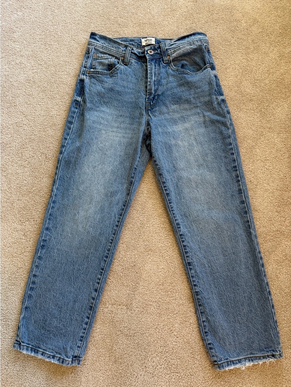Kensie Mila High Rise Straight Size 4